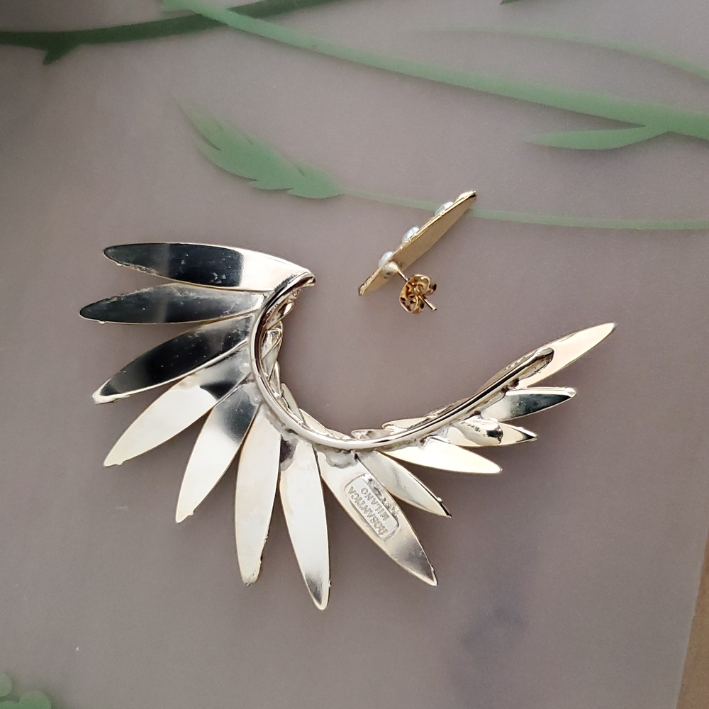 Rosantica "Apache" River Pearls Ear Cuff & Earring Set - Picture 5 of 9